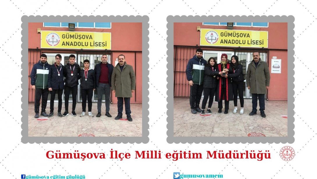 Gümüşova Anadolu Lisesi Okul Sporları Dart Dereceleri