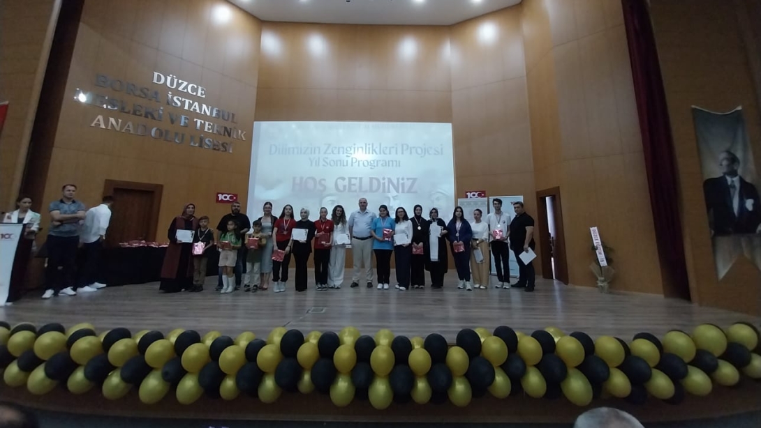 Dilimizin Zenginlikleri Projesi Cümle- Afiş Yarışmasında İlçemiz Fatih Ortaokulu Öğrencisi İl 3.sü Oldu.